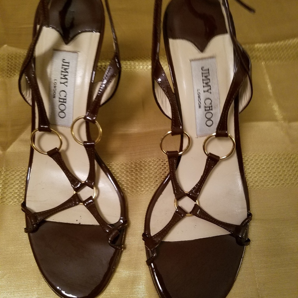 Authentic Jimmy Choo strappy sandals, size 38